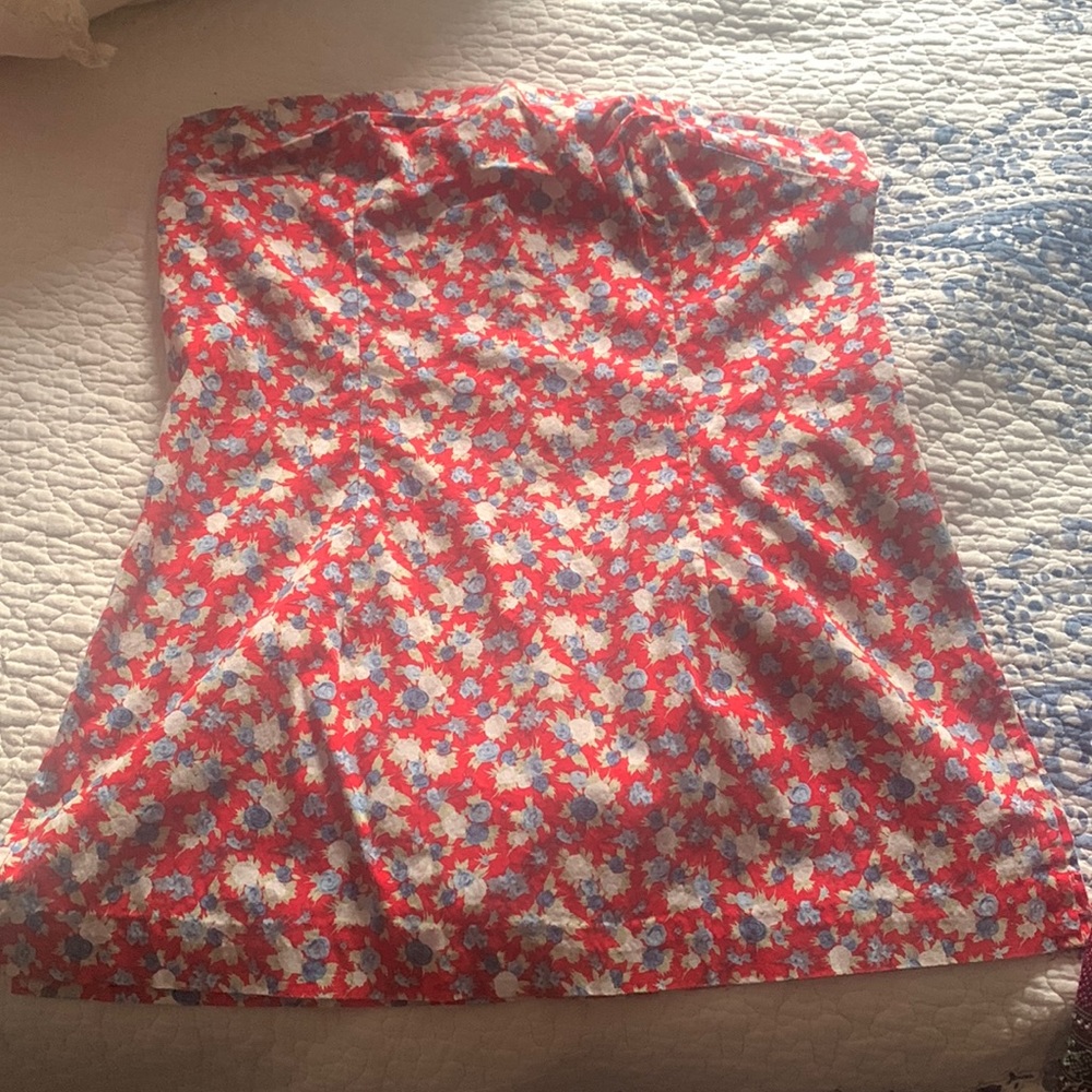 Fairweather Topless red flower top
